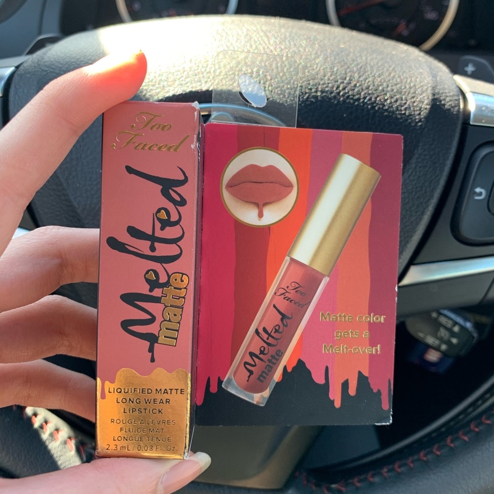 Too Faced melted matte lipstick
